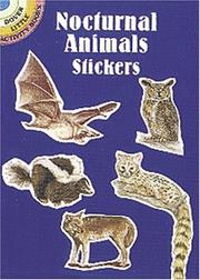 Cover of: Nocturnal Animals Stickers by Ruth Soffer