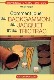 Cover of: Jeux de backgammon
