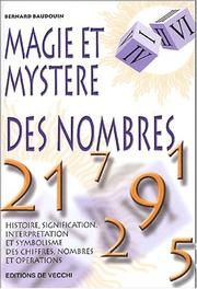 Cover of: Magie et mystere des nombres
