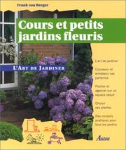 Cover of: Cours et petits jardins fleuris