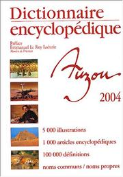 Dictionnaire encyclopÃ©dique Auzou 2004 by Collectif Emmanuel Le Roy Ladurie