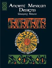 Cover of: Ancient Mexican designs