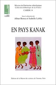 Cover of: En pays kanak  by Isabelle Leblic
