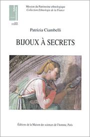 Cover of: Bijoux à secrets