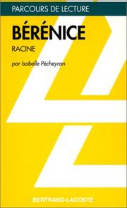 Cover of: Bérénice de Racine