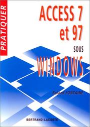 Cover of: Access 7 et 97 sous Windows