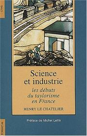Cover of: Science et industrie by H. le Chatelier