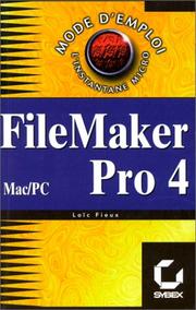 Cover of: FileMaker Pro 4