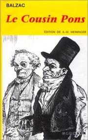 Cover of: Le Cousin Pons by Honoré de Balzac