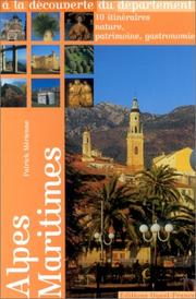 Cover of: Les Alpes Maritimes