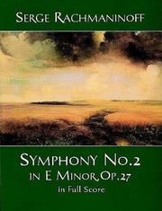 Cover of: Symphony No. 2 In E Minor, Op. 27, in Full Score