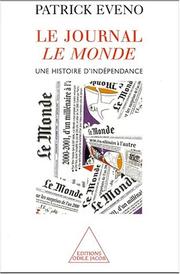 Cover of: Le journal Le monde by Patrick Eveno