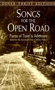 Cover of: Songs for the open road by edited by the American Poetry & Literacy Project.