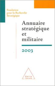 Cover of: Fondation pour la recherche stratégique  by François Heisbourg, Bruno Racine