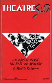 Cover of: La maison morte - Un jour, ma mémoire