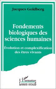 Cover of: Fondements biologiques des sciences humaines