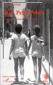 Cover of: Rue Peña Pobre by Vitier, Cintio, Maria Poumier