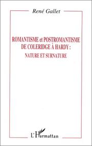Cover of: Romantisme et post-romantisme de Coleridge à Hardy