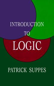 Cover of: Introduction to logic