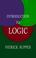 Cover of: Introduction to logic