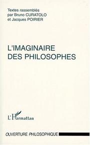 Cover of: L'imaginaire des philosophes: Actes du colloque de Dijon, 13 et 14 novembre 1997 (Collection l'ouverture philosophique)