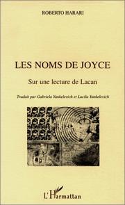 Cover of: Les noms de Joyce: Sur une lecture de Lacan