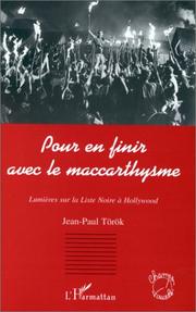 Cover of: Pour en finir avec le maccarthysme