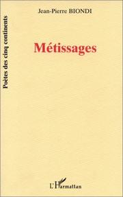 Cover of: Métissages