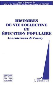 Cover of: Histoires de vie collective et éducation populaire