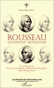 Cover of: Rousseau: Anticipateur--Retardataire