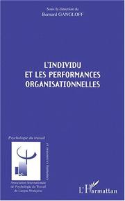 Cover of: L'individu et les performances organisationnelles