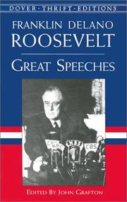 Cover of: Great speeches