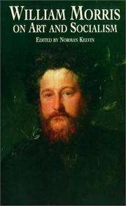 Cover of: William Morris on art and socialism by William Morris