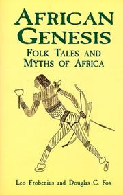 Cover of: African Genesis: Folk Tales and Myths of Africa
