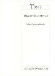 Cover of: TDM 3 by Didier-Georges Gabily