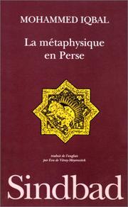 Cover of: La métaphysique en Perse