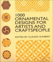 Cover of: 1000 Ornamental Designs for Artists and Craftspeople
