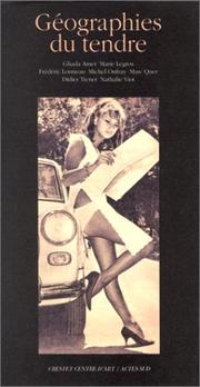 Cover of Géographies du tendre