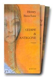 Cover of: Oedipe et Antigone by Henry Bauchau
