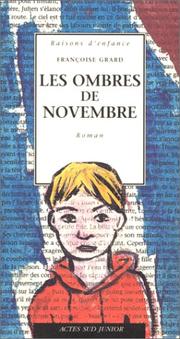 Cover of: Les Ombres de novembre