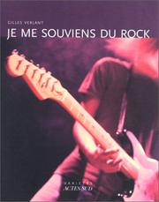 Cover of: Je me souviens du rock