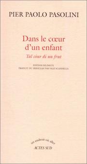 Cover of: Dans le coeur d'un enfant