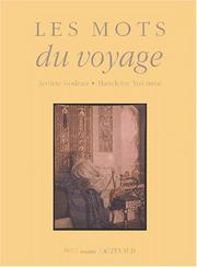 Cover of: Les Mots du voyage
