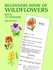Cover of: Beginners Book of Wildflowers: With 32 Stickers