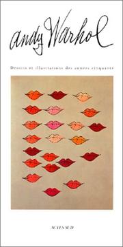 Cover of: Andy Warhol : Dessins et illustrations des années cinquante