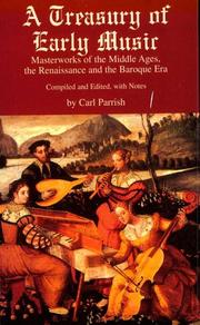 A treasury of early music by Carl Parrish