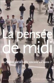 Cover of: La Pensée du midi, numéro 7, 2002  by 