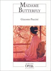 Cover of: Madame Butterfly by Giacomo Puccini