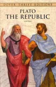 Cover of: The republic by Πλάτων