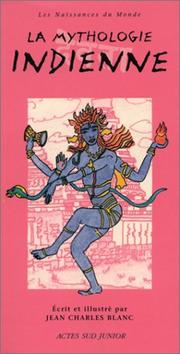 Cover of: La Mythologie indienne
